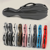 Factory direct new carbon fiber violin box gourd shape 4 4 3 4 wear-resistant pressure double shoulder strap hygrometer