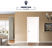 Mexin beautiful solid wood paint door modern