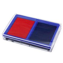 Del 9865 two-color quick-drying printing pad ink pad red and blue Financial Office