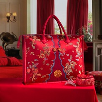 Wedding of four sets of packaging bags hand thickened Zingu oversized Heqing accompanied by wedding air conditioning Summer quilts of cotton quilts