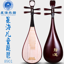 Xinghai 8901 Pipa national musical instrument officially authorized Xinghai hardwood children adult Pipa lifetime warranty