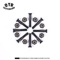 OTR Skateboard bridge nail 29mm skateboard bridge nail Ni cap Childrens scooter screw nut accessories Skateboard 8pcs set