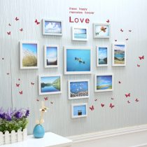 12 frame living room simple photo wall decoration wedding photo creative combination frame wall European hanging wall heart shaped Photo Wall