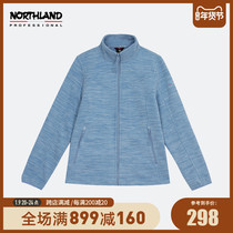 Noshilan autumn and winter womens fleece jacket outdoor sports warm and comfortable windproof fashion casual clothes NFTBH2535S
