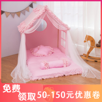 Childrens tent game house girl cotton hemp indoor childrens paradise Princess Baby house toy bed artifact