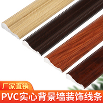 Decorative lines black pvc plastic frame line TV background wall frame shape Chinese door cover line paint-free