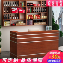 Hotel liquor cabinet catering cashier bar hanging combination hotel small reception desk corner counter hotel shop