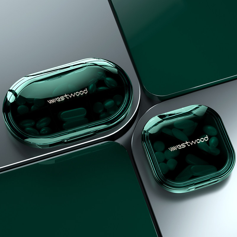 Portable small medicine box packed with small mini medicine box carry 7 days a week morning midnight seal large capacity