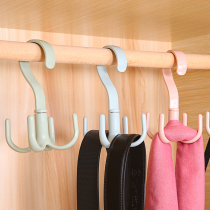 Creative home rotatable adhesive hook simple 360 degree rotating debris hanger hanger double adhesive hook drying shoe rack
