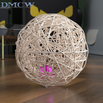  Funny cat toy Self-hey cat toy ball large hand-woven barnacle bite-resistant sound bell Funny cat artifact