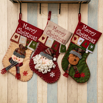 Christmas Socks Gift Bags Christmas Gift Bags Big Numbers Seniors Socks Safe Night Apple Packaging Boxes Candy Bags