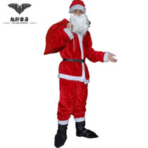 Santa Claus costume clothes mens suits Christmas clothes show cos clothes Christmas clothes adults