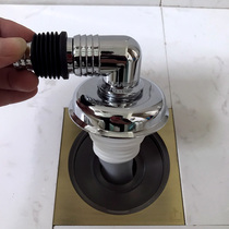 Submarine washing machine floor drain drain pipe three-head anti-odor artifact dual-purpose three-way cover