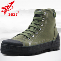 Jihua 3537 new style liberation shoes mens tide high-help training shoes canvas labor protection rubber shoes wear-resistant construction site Labor and deodorization
