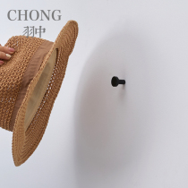 Brass Mini Hook Upper Wall Xuan Guan Decoration Hung Clothes Hook Metal Clothing Cap Hook Small Wall-mounted Golden Black Hook