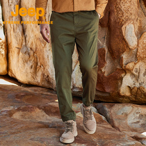 Jeep Jeep autumn and winter New trousers wear-resistant overalls mens loose bunches mens long trousers outdoor casual pants