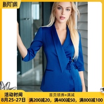  Light ripe temperament two-piece womens suit skirt summer temperament 2021 new ol professional wear age-reducing fried street suit skirt