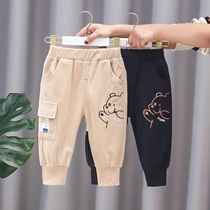 Boy pants 2022 new spring and autumn section Male Female baby Summer Childrens pants Sports casual Methodist girl