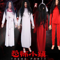 Halloween Sadako hanging ghost hanging body Haunted house room escape bar horror female ghost body dummy decoration props