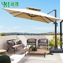 Yuanmao courtyard parasol Outdoor umbrella Anti-ultraviolet outdoor terrace garden sun umbrella Large stall Roman umbrella