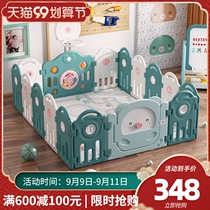 Folding baby fence childrens game crawling mat guardrail baby ground toddler fence anti-fall indoor playground