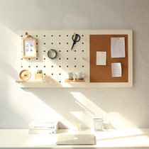 Dongle Board Cork Custom Solid Wood Accessories Nordic Desk Stay Message Board Small Wooden Liangpint Wall Containing Shelving