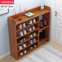 Simple shoe cabinet multi-layer household shoe rack assembly storage dust-proof door dormitory space storage shelf economy