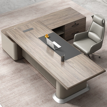 Boss table Simple modern president table and chair combination Office furniture Light luxury big desk big gas manager supervisor desk
