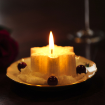 CHICROSE Handmade Christmas Snowflake Candle Table Romantic Dinner Childrens Birthday Decoration Gift Candle Holder