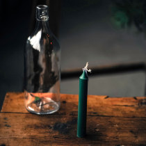 CHICROSE natural hand made candle smokeless agarwood Green romantic dinner candlelit candlelit decoration home ornaments