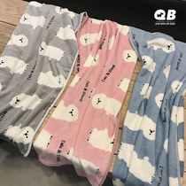 QB Pooch Kitty Four Seasons Blanket Spring Autumn Dog Mat Pet Snowneri Teddy Mini Dog Air Conditioning