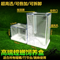 Reptile crawler insect feeding box mantis feeding box bamboo insect feeding box mantis cage mantis cage insect cage