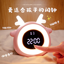  2021 new smart small alarm clock for students with childrens special boys and girls dormitory bedside alarm wake-up artifact