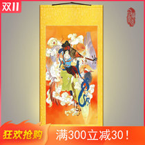 Clear nine-day mysterious female woman hanging painting nine days xuanmu heavenly portrait Taoist goddess fairy portrait scroll painting