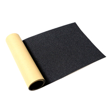 Long board sandpaper double rocker plate skateboard size fish plate thickened pores pure black sandpaper durable not to lose sand