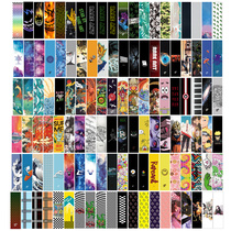 Skateboard sandpaper long board double rocker sandpaper professional action anti-skid pores thickened frosted sticker anti-slip cloth