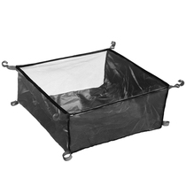 Outdoor folding long net pocket portable square net pocket picnic barbecue portable tablecloth frame