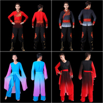 Classical dance costume boys Chinese style clothing modern dance art performance clothing elegant costume long suit