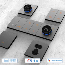 Graffiti smart home zigbee switch control panel mobile phone remote control Tmall little love voice light control