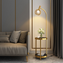Advanced floor lamp living room sofa side corner light luxury bedroom bedside table with decoration desk lamp