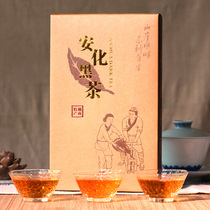 Authentic Hunan Anhua Black Tea Brick Tea Brick Tea 1KG Gold Floral Hand Built with Brick Tea Black Tea 2015