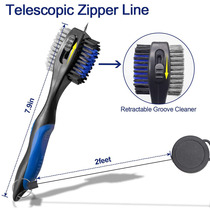 Outlet Popcorn Golf Club Double Sided Cleaning Brush Head Brushed Cleaning Clubhead Groove Multifunction Upgraded Version