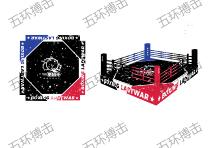 Boxing ring ring Sanda competition standard desktop octagonal cage integrated fighting ring martial arts training fence