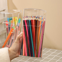 Pen holder ins creative fashion cute Japanese multifunctional pen barrel net Red office desktop stationery storage box