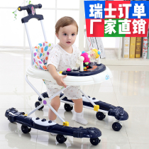 Baby walkway car anti-O-type leg anti-side multifunction 6-12 month baby girl male and female push for a seat