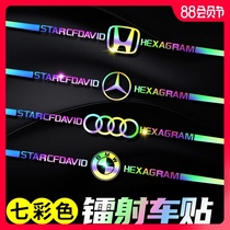 Suitable for car stickers Scratch occlusion cover scratches Trend car stickers Volkswagen Toyota Honda car label letter stickers