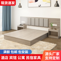 Hotel Bed Hotel Furniture Standard Room Single Room Full Apartment Homestay Single Bed Double Bed Rental Room Simple Modern Special Purpose