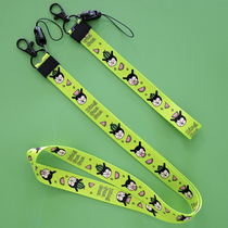Little fart hiccup original mobile phone lanyard top melon Green hanging rope wrist rope key hanging decoration cute camera rope length