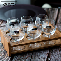 Poland KROSNO imported crystal glass spirits glass creative brandy high feet 2 two white wine glasses set home