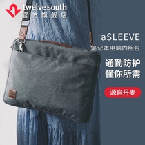 Kreafunk notebook macbook13 inch 15 inch canvas computer waterproof liner bag Flat storage bag